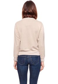 Wrangler - BLUZA WRANGLER DAMSKA BLUZA WRANGLER DAMSKA BEIGE MELE W6077IMWC. Kolor: beżowy. Wzór: kwiaty, nadruk #3