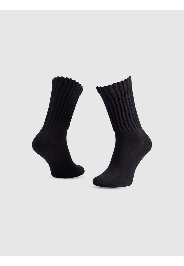 4f - 4F Skarpety casual za kostkę (3-pack) damskie - czarne 39-42. Kolor: czarny. Materiał: bawełna