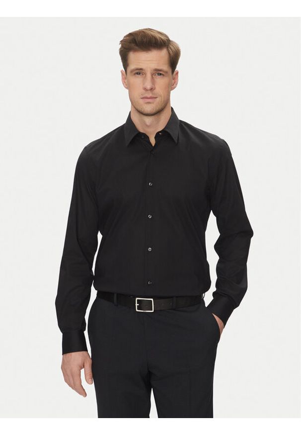 JOOP! Koszula 17 JSH-63Pierce 30044587 Czarny Slim Fit. Kolor: czarny. Materiał: bawełna