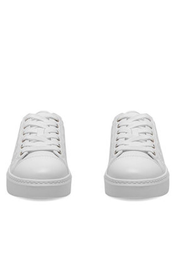 Jenny Fairy Sneakersy WFA1310-1 Biały. Kolor: biały. Materiał: skóra