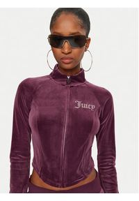 Juicy Couture Bluza Morgan Cross JCBCT224832 Bordowy Regular Fit. Kolor: czerwony. Materiał: syntetyk #6