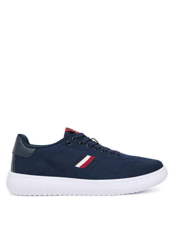 TOMMY HILFIGER - Sneakersy Tommy Hilfiger. Kolor: niebieski