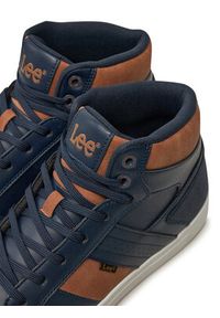 Lee Sneakersy Dean Men Mid 50243024.29Y Granatowy. Kolor: niebieski. Materiał: skóra #6