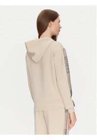 Guess Bluza W5RQ03 KBYE2 Beżowy Regular Fit. Kolor: beżowy. Materiał: syntetyk #3
