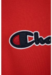 Champion Bluza dziecięca 305251 kolor czerwony z aplikacją. Okazja: na co dzień. Kolor: czerwony. Wzór: aplikacja. Styl: casual #2