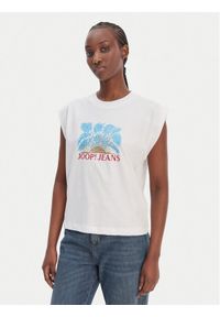 JOOP! Jeans T-Shirt Tosha 30102133 Biały Regular Fit. Kolor: biały. Materiał: bawełna #1