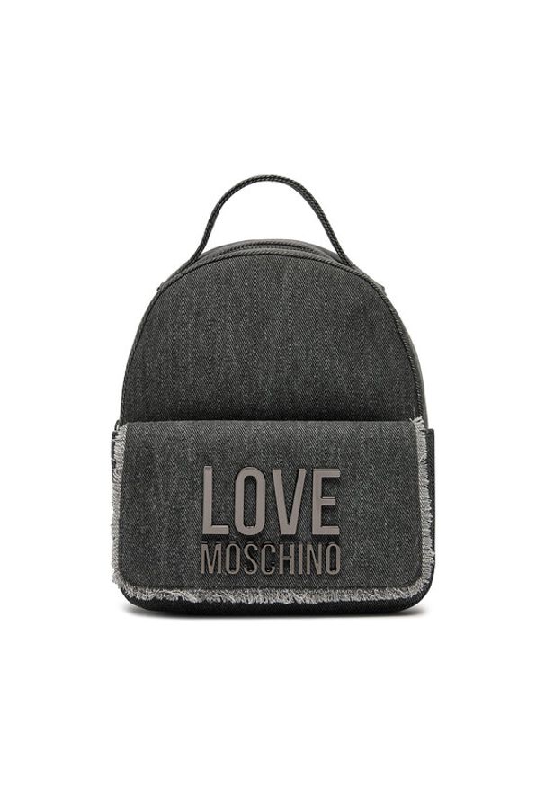 Love Moschino - LOVE MOSCHINO Plecak JC4319PP0IKQ0000 Czarny. Kolor: czarny. Materiał: materiał