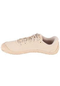 Merrell - Buty do biegania damskie, Vapor Glove 6. Zapięcie: sznurówki. Kolor: biały. Materiał: tkanina, materiał, syntetyk, skóra, guma. Szerokość cholewki: normalna