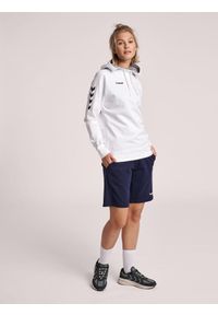 Bluza sportowa z kapturem damska Hummel Go Cotton Hoodie Woman. Typ kołnierza: kaptur. Kolor: biały. Sport: fitness