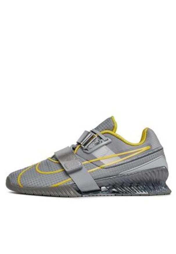 Nike Buty na siłownię Romaleos 4 CD3463 002 Srebrny. Kolor: srebrny. Materiał: materiał. Sport: fitness