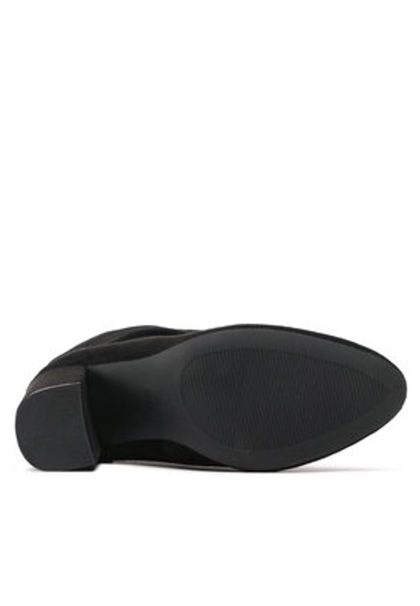 DeeZee Botki WYL3236-1 Czarny. Kolor: czarny. Materiał: materiał