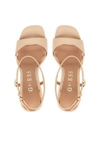 Guess Sandały FLPHEN LEA03 Beżowy. Kolor: beżowy. Materiał: skóra #4