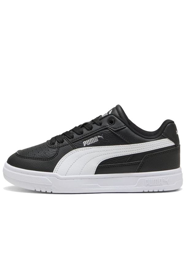 Buty młodzieżowe Puma Caven III 40623503 - czarne. Zapięcie: pasek. Kolor: czarny. Materiał: skóra, guma. Szerokość cholewki: normalna. Sezon: lato