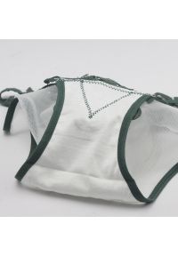 Intica - figi z haftem i prześwitującym materiałem Pakize. Kolor: czarny. Materiał: materiał. Wzór: haft #2