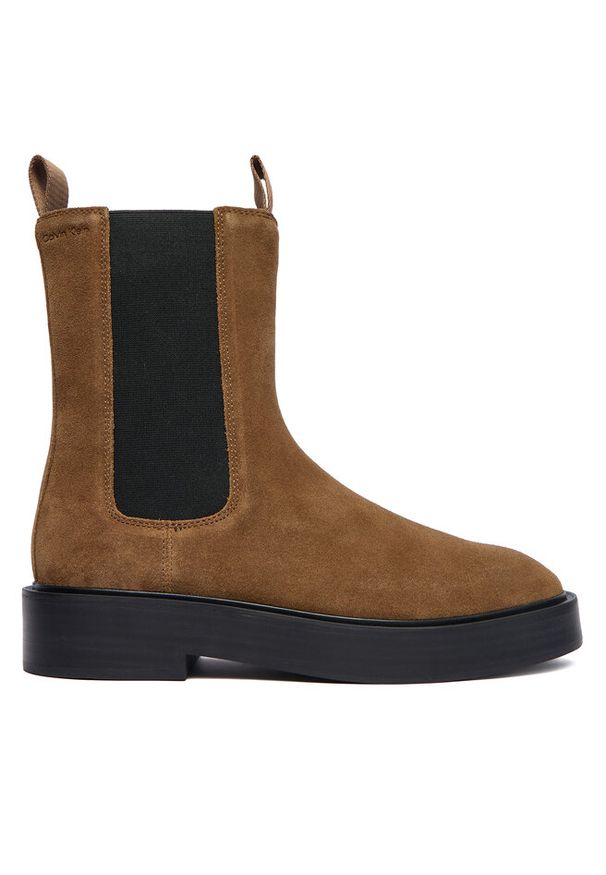 Sztyblety Calvin Klein. Kolor: beżowy