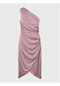 YAS Sukienka koktajlowa 26028889 Fioletowy Regular Fit. Kolor: fioletowy. Materiał: syntetyk. Styl: wizytowy #3