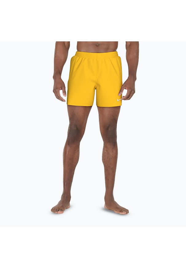 Szorty kąpielowe męskie Nike Essential 5" Volley. Kolor: żółty