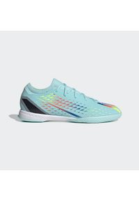 Adidas - Buty piłkarskie adidas X Speedportal.3 IN - Game Data Pack. Kolor: żółty, wielokolorowy, niebieski. Materiał: materiał. Sport: piłka nożna