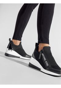 MICHAEL Michael Kors Sneakersy Willis Wedge Trainer 43S2WIFS1D Czarny. Kolor: czarny. Materiał: materiał #1