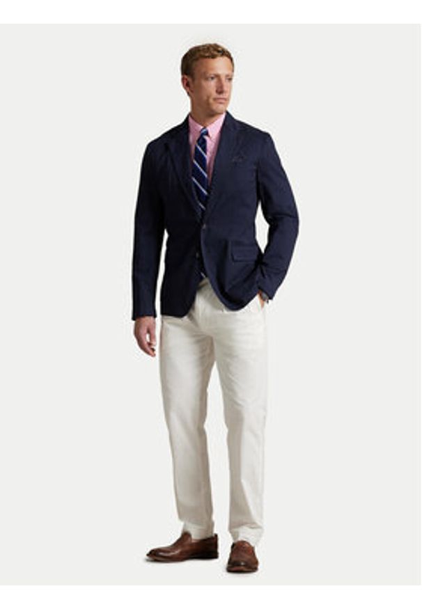 Polo Ralph Lauren Koszula 710929348003 Różowy Slim Fit. Typ kołnierza: polo. Kolor: różowy. Materiał: bawełna