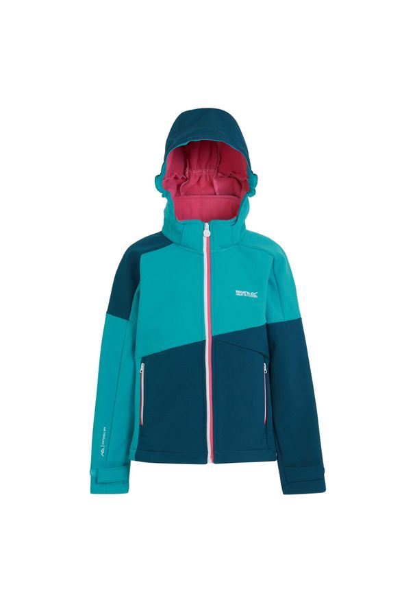 Regatta - Kurtka Dziecięca Acidity VII Soft Shell. Kolor: niebieski