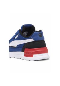 Puma - Niemowlęce obuwie sportowe Graviton AC PUMA Clyde Royal White Black Blue. Kolor: biały