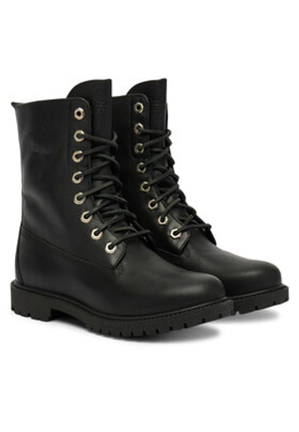 Timberland Trzewiki Premium 8 Inch Lace Up Wp TB0A43MXW021 Czarny. Kolor: czarny. Materiał: skóra
