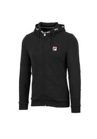 Bluzy treningowa męska Fila Benny. Typ kołnierza: kaptur. Kolor: czarny