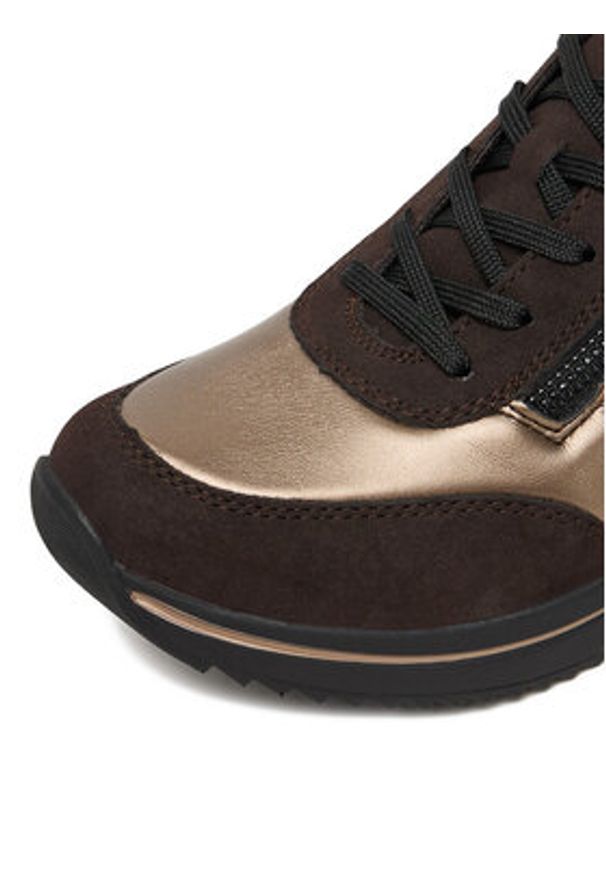 Remonte Sneakersy D0T09-91 Brązowy. Kolor: brązowy. Materiał: syntetyk, materiał