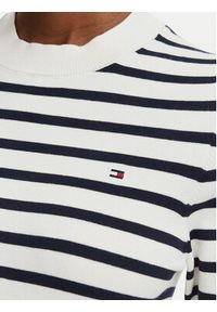TOMMY HILFIGER - Tommy Hilfiger T-Shirt WW0WW49705 Kremowy Regular Fit. Kolor: kremowy. Materiał: syntetyk #5