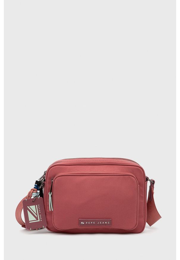 Pepe Jeans torebka TESSA SHOULDER BAG kolor różowy. Kolor: różowy. Rodzaj torebki: na ramię