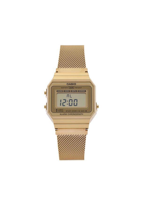 Casio Zegarek Vintage A700WEMG-9AEF Złoty. Kolor: złoty. Styl: vintage