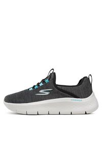 skechers - Skechers Sneakersy Go Walk Flex 124956/BLK Szary. Kolor: szary. Materiał: materiał #7