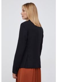 Polo Ralph Lauren Marynarka wełniana 211815087001 kolor czarny dwurzędowa gładka. Okazja: na co dzień. Typ kołnierza: polo. Kolor: czarny. Materiał: wełna. Wzór: gładki. Styl: casual, klasyczny #3