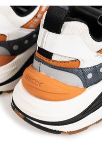 Geox Sneakersy "T01 A" | T94BTA 01422 | T01 A | Mężczyzna | Wojskowa Zieleń, Pomarańczowy. Kolor: pomarańczowy. Materiał: materiał, skóra #3
