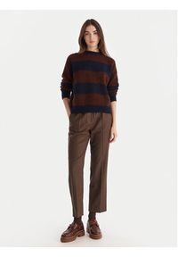 Weekend Max Mara Sweter Tuono 2525366142 Kolorowy Loose Fit. Materiał: wełna. Wzór: kolorowy #2