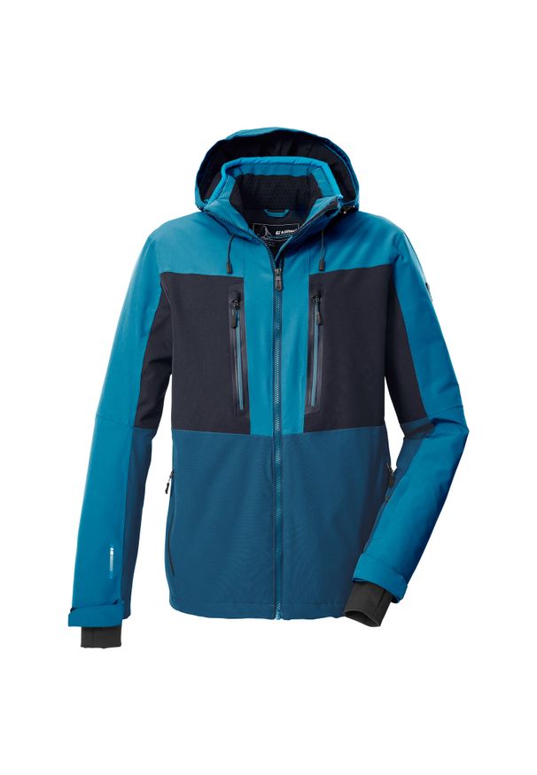 Kurtka narciarska Killtec KSW 48. Kolor: czarny, niebieski, wielokolorowy. Sezon: zima. Sport: narciarstwo