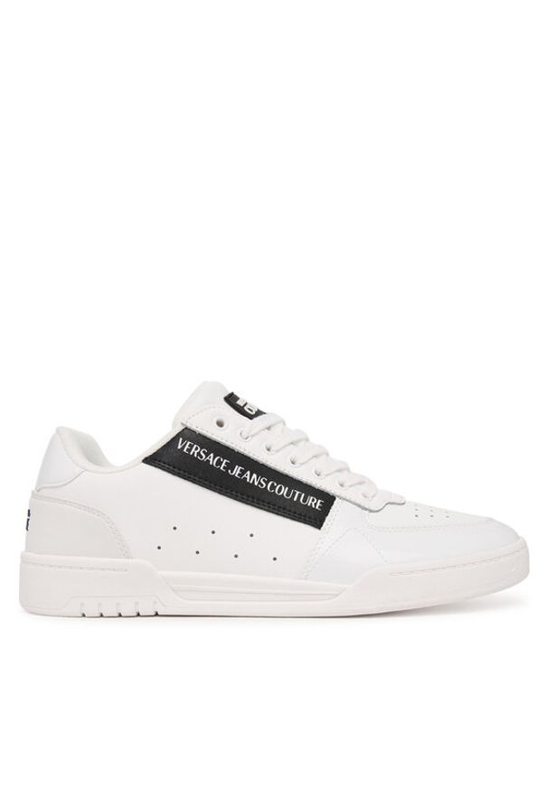 Versace Jeans Couture Sneakersy 80YA3SD4 Biały. Kolor: biały. Materiał: skóra