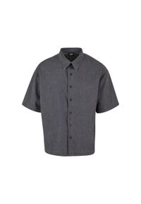Urban Classics - Koszula Męska Denim Lekka. Kolor: szary. Materiał: denim #1