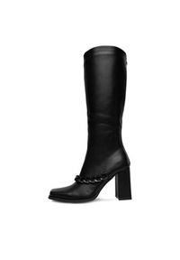 DeeZee Kozaki 7366 3-BLACK PU Czarny. Kolor: czarny. Materiał: materiał #5