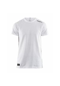 Koszulka treningowa męska Craft Community Mix. Kolor: biały. Materiał: poliester. Długość rękawa: krótki rękaw. Długość: krótkie #1