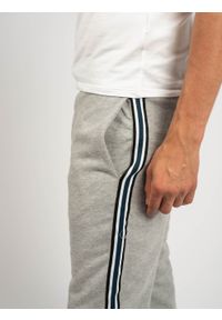 Les Hommes Spodnie "Jogging" | UHJ101752U | Jogging Pants | Mężczyzna | Szary. Kolor: szary. Materiał: bawełna, poliester. Wzór: aplikacja #9