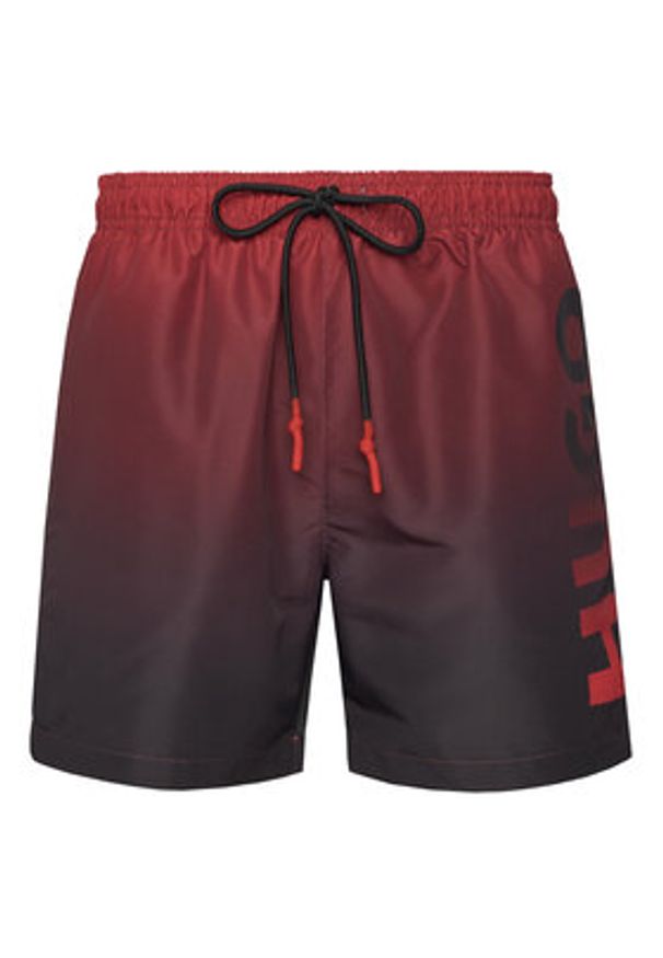 Hugo - HUGO Szorty kąpielowe RAY 50555582 Czerwony Regular Fit. Kolor: czerwony. Materiał: syntetyk