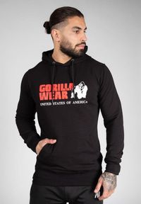 GORILLA WEAR - Classic Bluza z kapturem - Czarny. Typ kołnierza: kaptur. Kolor: czarny. Sport: fitness