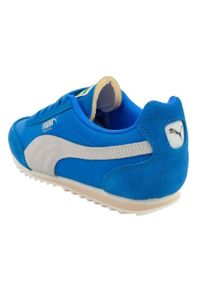 Puma - Damskie Skórzane Buty Sportowe Arizona. Kolor: niebieski. Materiał: skóra. Styl: sportowy