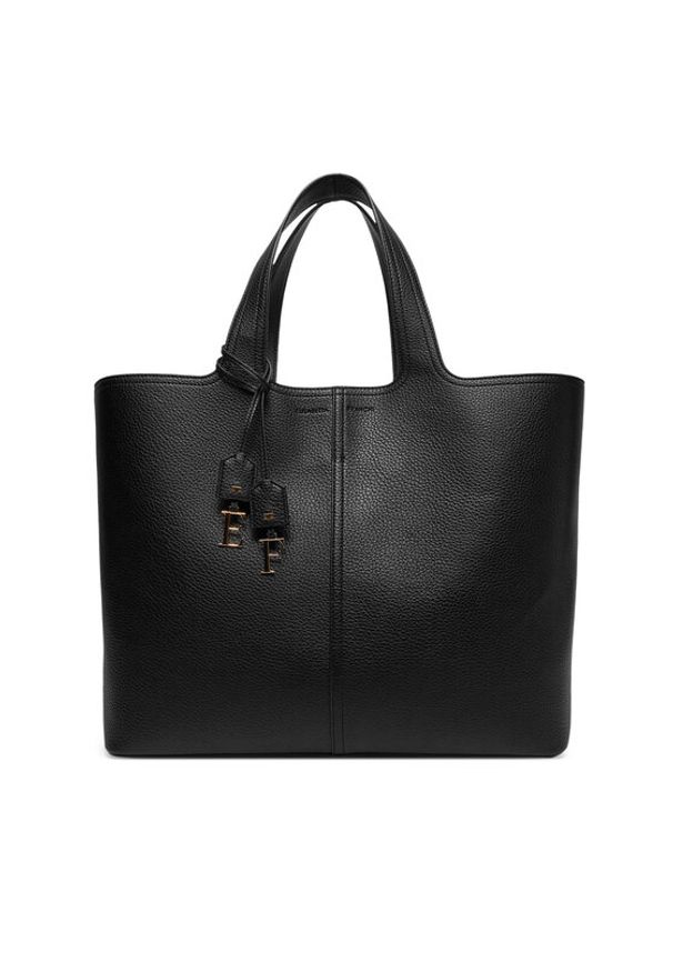 Elisabetta Franchi Torebka BS-57A-52E2 Czarny. Kolor: czarny. Materiał: skórzane
