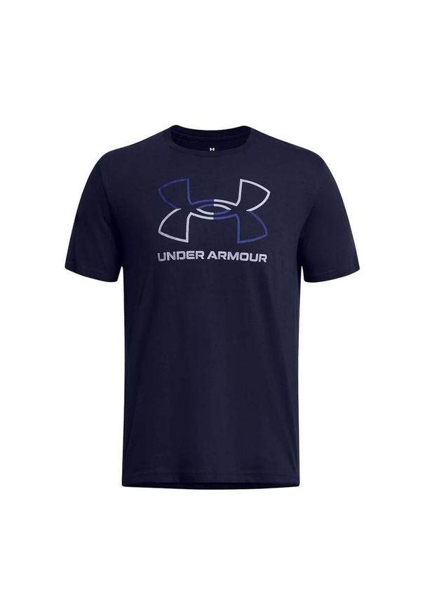 Koszulka sportowa męska Under Armour Gl Foundation Uodate. Kolor: niebieski. Materiał: bawełna, poliester. Długość rękawa: krótki rękaw. Długość: krótkie