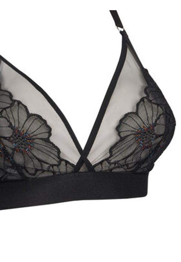Chantelle Biustonosz braletka Lush C22OPF Czarny. Kolor: czarny. Materiał: syntetyk