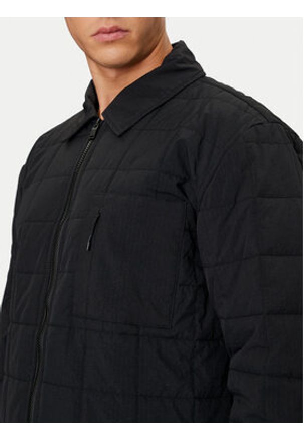 Rains Koszula Giron Liner Overshirt T1 19420 Czarny Regular Fit. Kolor: czarny. Materiał: syntetyk
