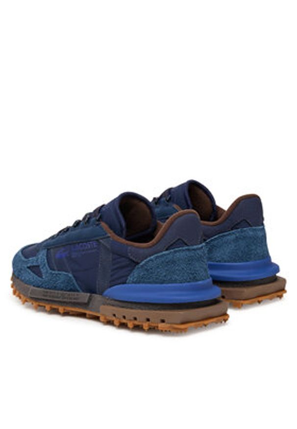 Lacoste Sneakersy Elite Active 7-50SMA0081 Granatowy. Kolor: niebieski. Materiał: zamsz, skóra